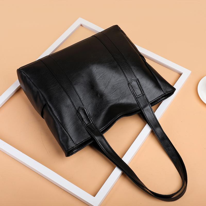 New Fashion Cross-Border Women Bag Large Capacity Shoulder Bag Mom Bag Minimalist Versatile Handheld Bag