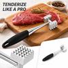 Stainless Double-Sided Meat Kitchen Tool for Pork, Chicken and Beef