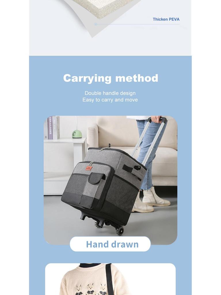 Large Capacity Wheeled Insulated Picnic Trolley Cooler