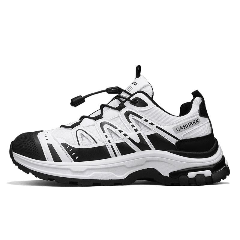 Outdoor Non-slip Wear-resistant Breathable Low-top Casual Hiking Shoes Spring and Autumn Elastic Buckle Sports Large Size Hiking Shoes