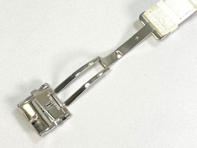 L09G011J9 SEIKO Brightz 21mm Leather for Strap, Crocodile, White, SAGA142/ 8B54-0AY0