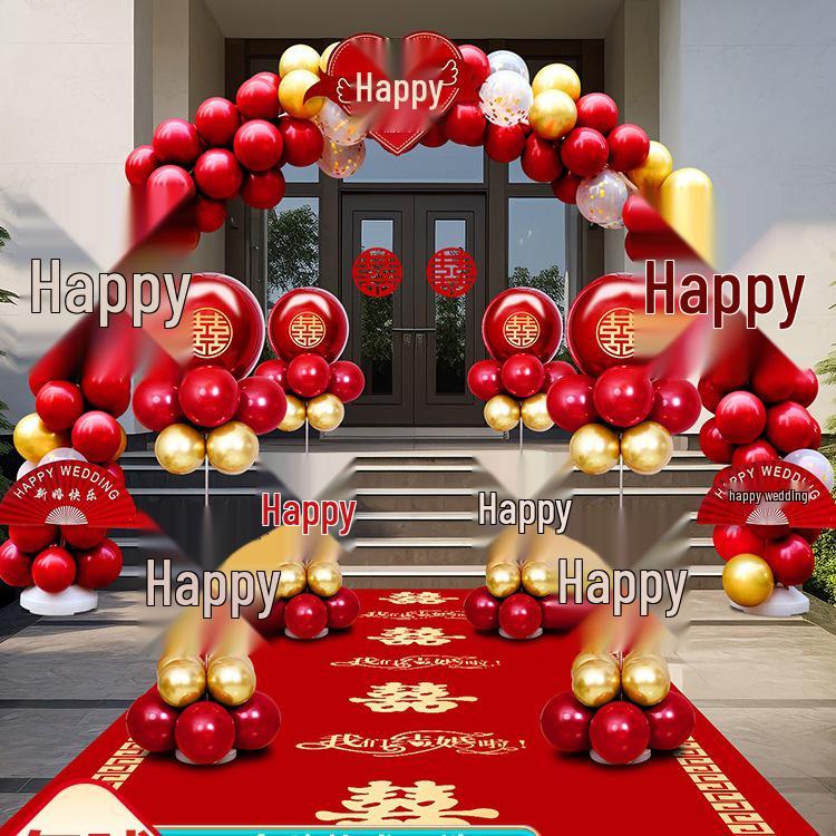Wedding Balloon Arch Set: Rustic Outdoor Aisle & Doorway Decor