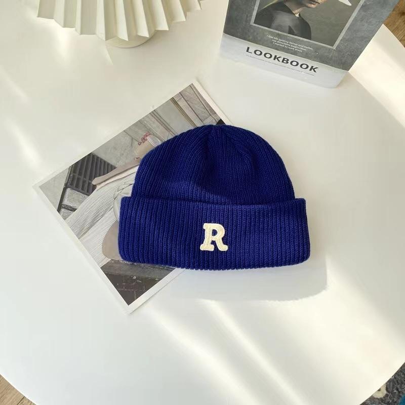 Wool Hat Autumn and Winter Student Hat Women's Day High Value Rough Knitted Versatile Loose Big Head Circumference Cold Hat