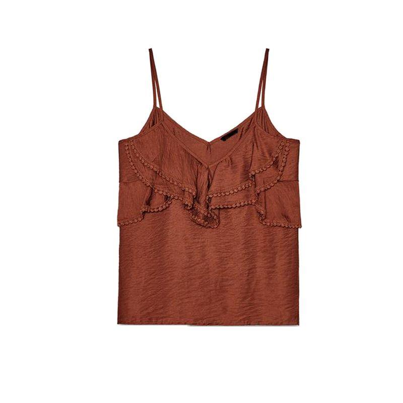 

Кружево и Ламинированная Отделка Топы 8372087 Кружево Ламинированная Отделка Нормкор Завышенная Талия Кюлоты 8372088 Earth color Tops L