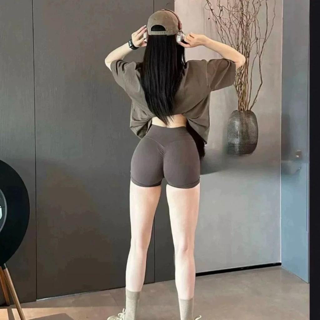 VIONA Sexy Seamless Hip Fitness Sports Three-point Pants High Waist Plus Size Belly Tuck High Elastic Peach Hip Pants Women