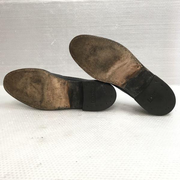 Florsheim Kenmoor Vintage Wingtip Shoes 9.5C 26.5-27.0 black(USED)