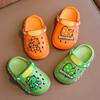 Çocuk Sandaletleri ve Terlikler Yaz Erkek ve Kız Karikatür Dinozor Ev Kapalı Kaymaz 1-3 Yaşında 2 Çocuk Delik Bebek Terlik