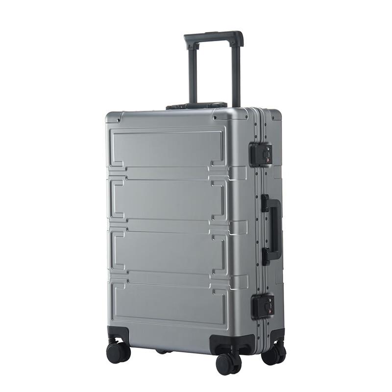 OEING Aluminum Magnesium Alloy Luggage 24 inch