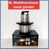 Stainless Steel Multi-Functional Meat Grinder & Food Processor, Large Capacity Electric Baby Food Maker