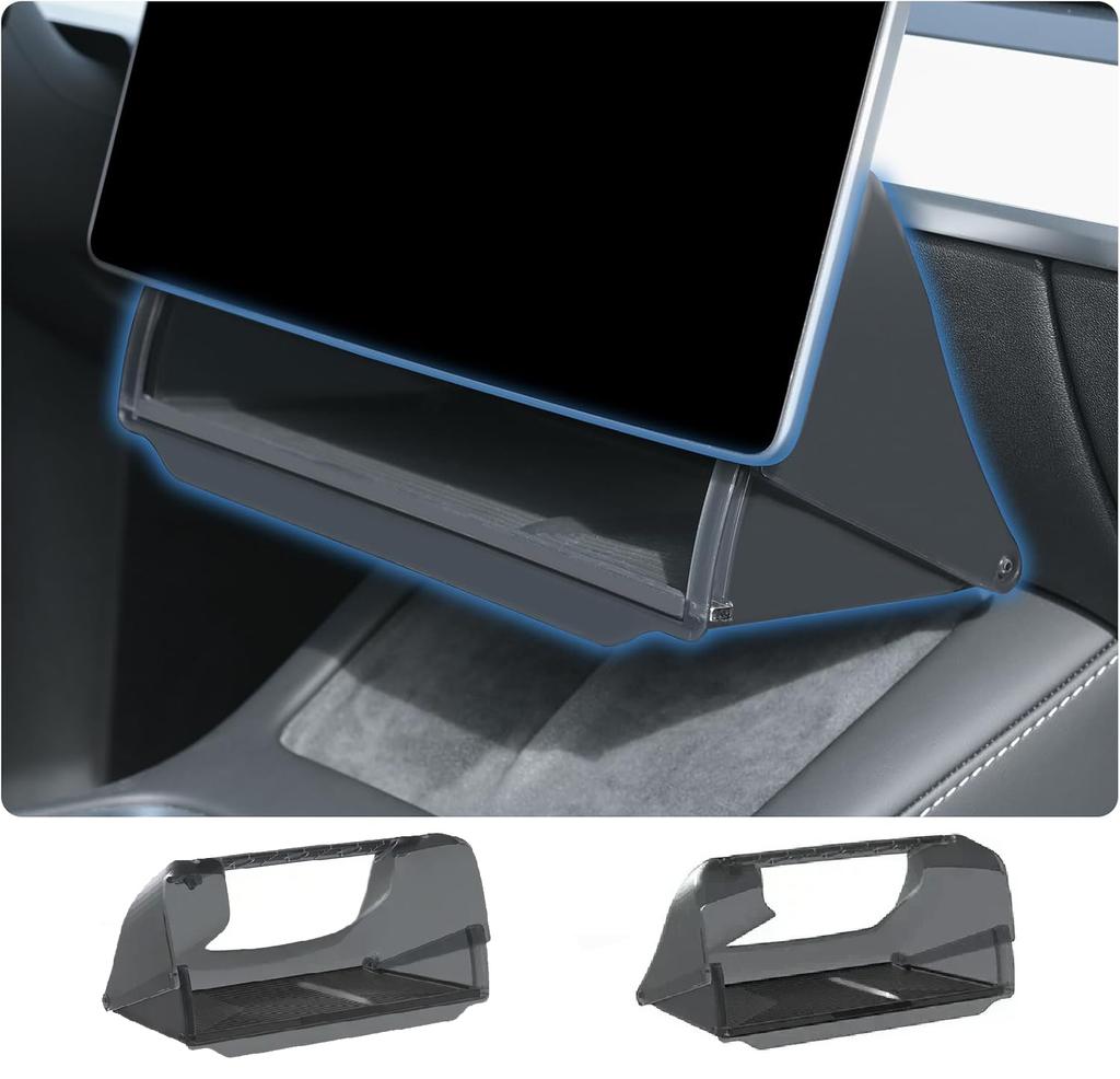For Tesla Model Y/3 Highland Model Y Juniper Hidden Storage Box Organizer Tray Under Central Control Screen Box Car Accessories es6
