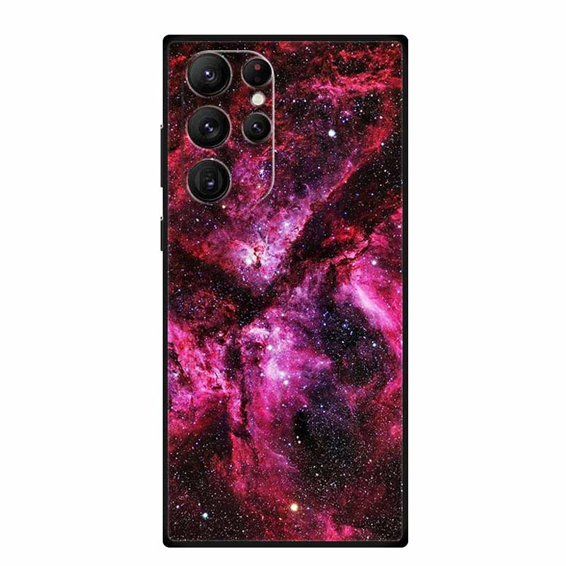 For Samsung S22 / S23 Ultra Case S23Ultra Black Silicone Soft Phone Case For Samsung Galaxy S22 Ultra Back Cover Case S 23 Ultra
