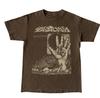 Brown Dystopia Pollution Band T Shirt Vintage Crust Punk Grind Sludge Acid Bath
