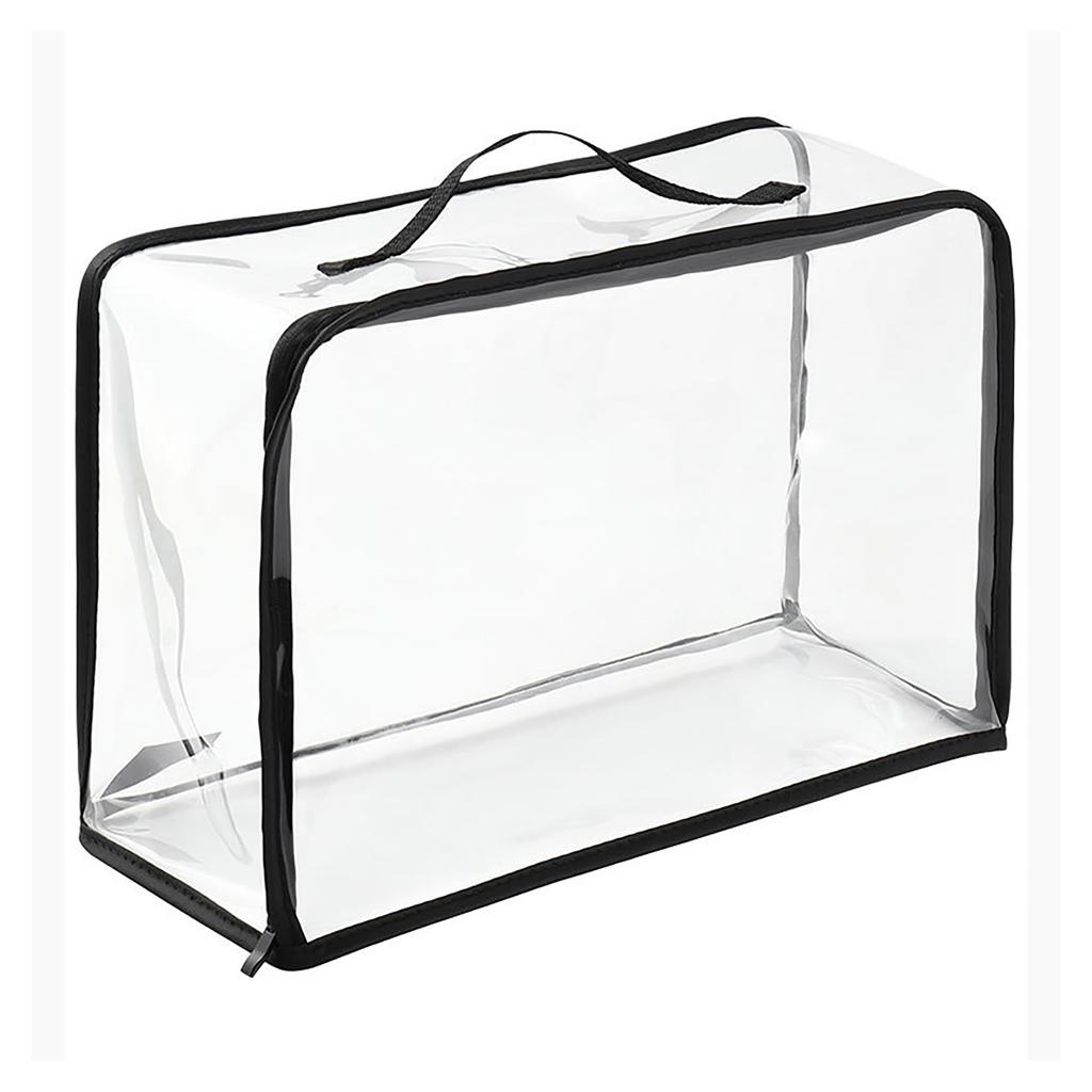 Dust Bag for Handbags PVC Clear Purse Protector Storage Bag Organizer with Zipper and Handle for