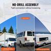 VEVOR Van Roof Ladder Rack, 3 Bar Alloy Steel Ladder Racks with Ladder Stoppers, 340 kg Capacity
