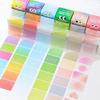 105Sheets Pull-Out Sticky Notes Portable Sticky Notes Transparent Colorful Sticky Notes Waterproof Self-Adhesive Sticky Notes