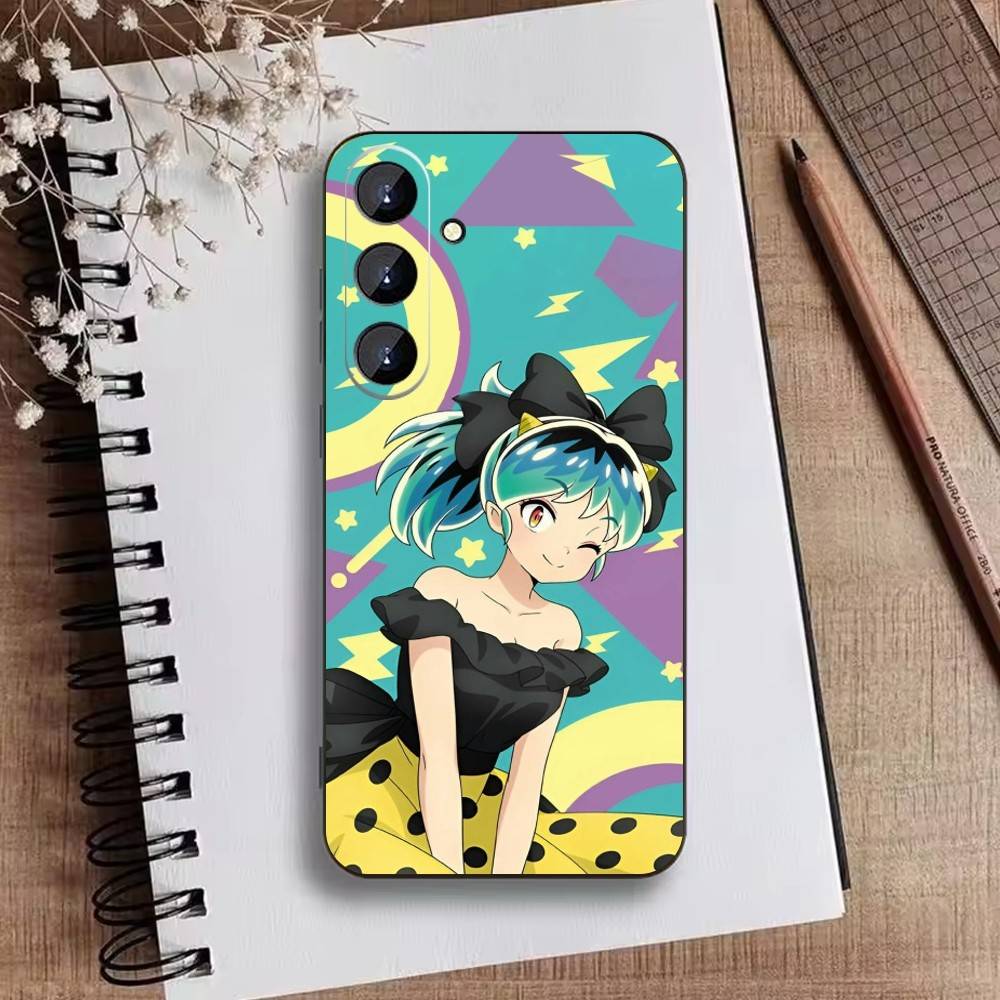 

LUM Чехол для телефона с аниме-персонажами Urusei Y-Yatsura для Samsung Galaxy A73, A72, A71, A70, A52, A51 Другие Мягкий Черный Чехол Samsung a51 4g