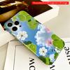 2DFlat Clover and Flowers Phone Case All inclusive film hard iPhone case, compatible with iPhone 18 Pro Max 17 16 15 14 13 12 11