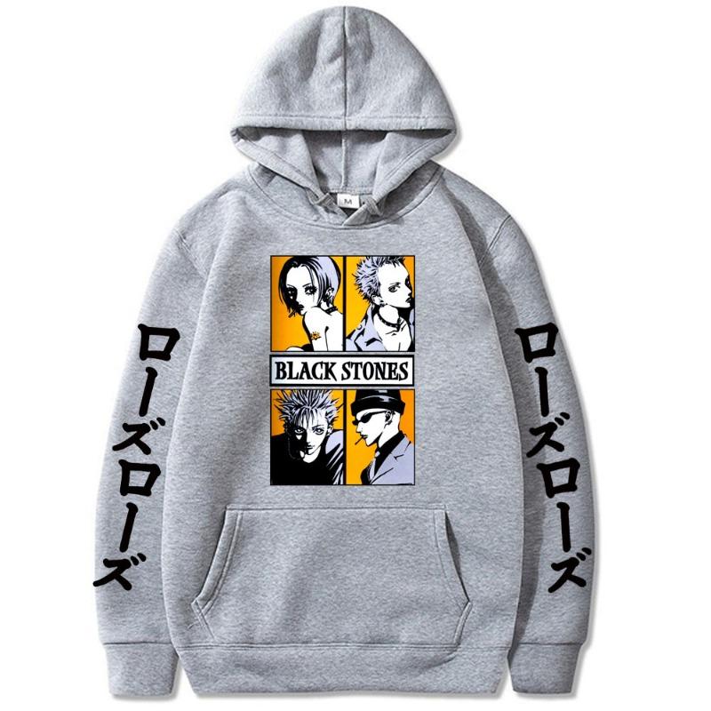 Oosaki Nana Autumn Winter Hoodie Fashion Design Men's Women's Sweatshirt Fleece Oversized Couples Casual Streetwear Hoodies