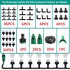 5-30M Automatic Misting Watering Kit Fog Nozzles Irrigation System Garden Spray Head Courtyard Cooling Sprinkler Set 4/7mm Hose