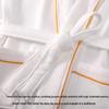 Luxury 5-Star Pure Cotton Bathrobe: Absorbent, Quick-Dry, Long Style for Men, Women, Couples, Suitable for All Seasons.