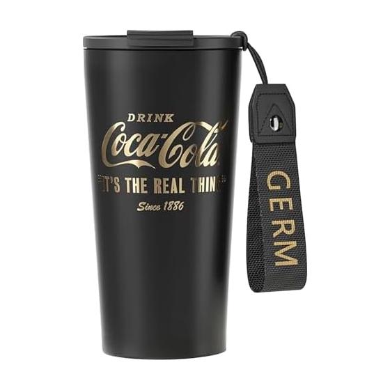 

GERM x Coca-Cola [Official Collaboration] Premium Vacuum Insulated Tumbler, 500ml, Dishwasher Safe, 7 Layer Structure, 3-Way Stainless Steel, Lid