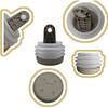 Toilet Bellows Pump 385230980  Replace for J Series Vacuum Pump & T Series, S Series, VG & VHT Series, Discharge Pump