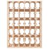 Wine Rack 70 X 33 X 94 Cm Solid Pine Wood