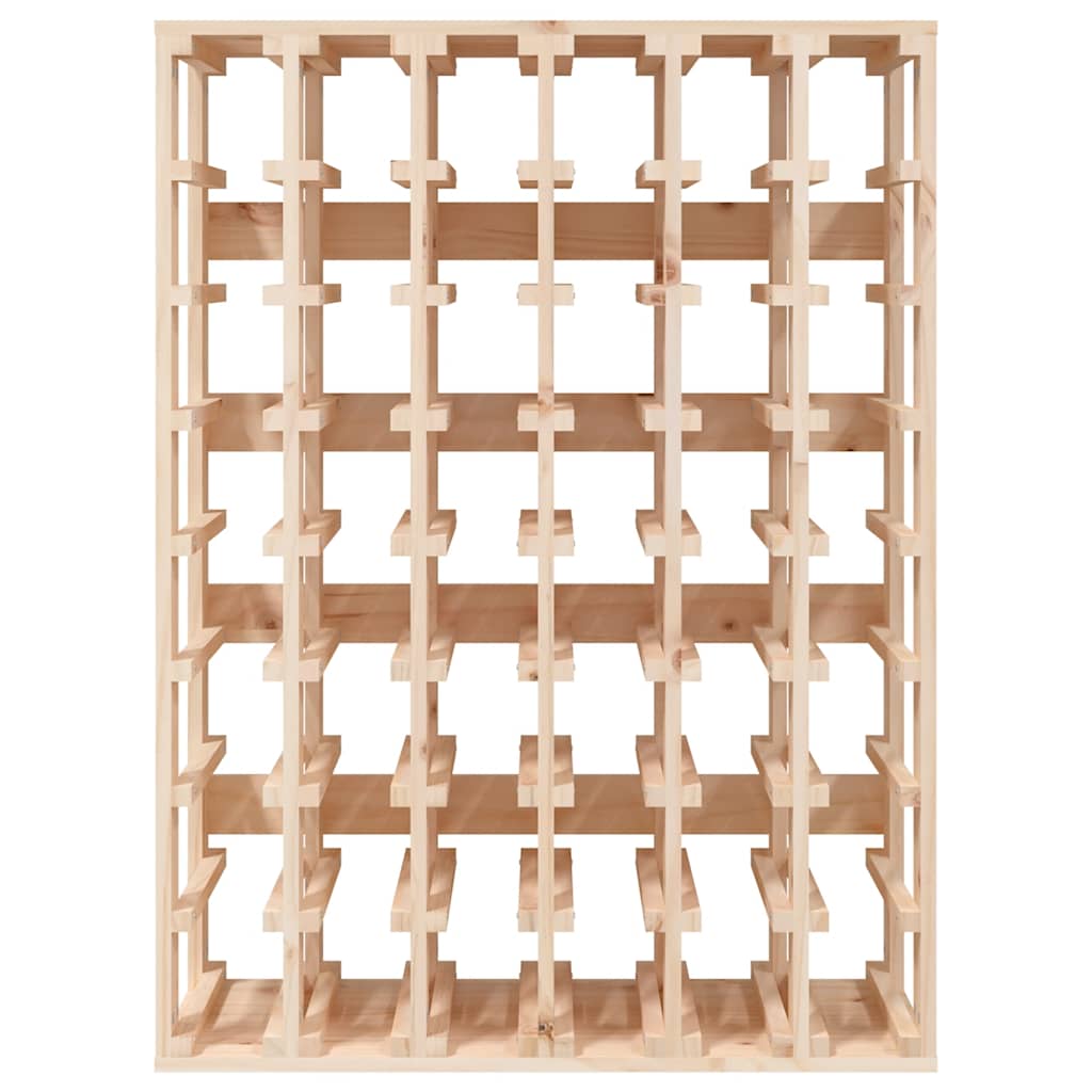 Wine Rack 70 X 33 X 94 Cm Solid Pine Wood