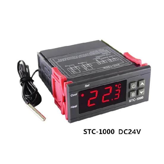 STC-1000 STC-3028 12V 24V 220V Digital Thermostat Thermometer Hygrometer Temperature Humidity Controller Regulator STC1000 24V