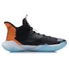Li Ning Storm 2021 Basketball Shoes Men's Mid Top Black/White/Orange ABFR007-2