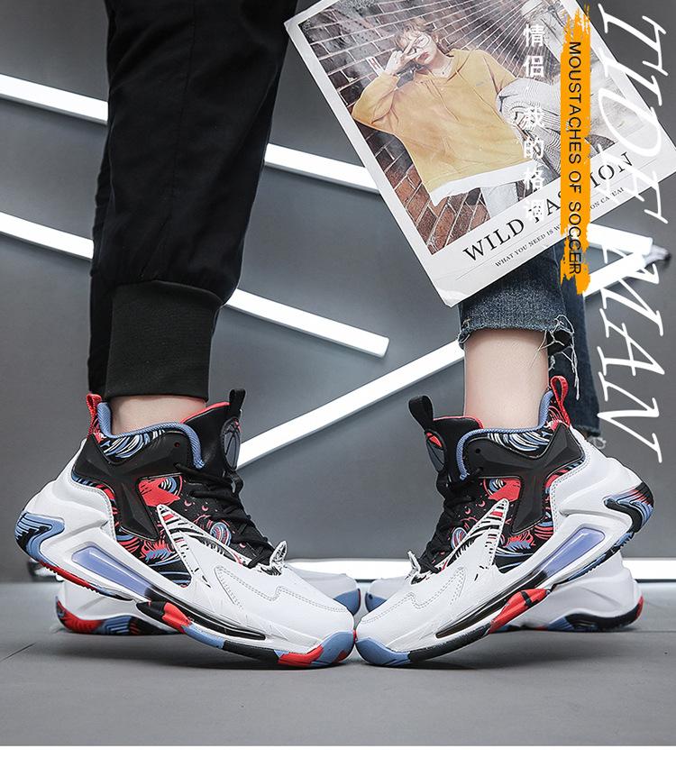 Zapatos de baloncesto originales para hombre, calzado atlético cómodo para exteriores, zapatillas deportivas