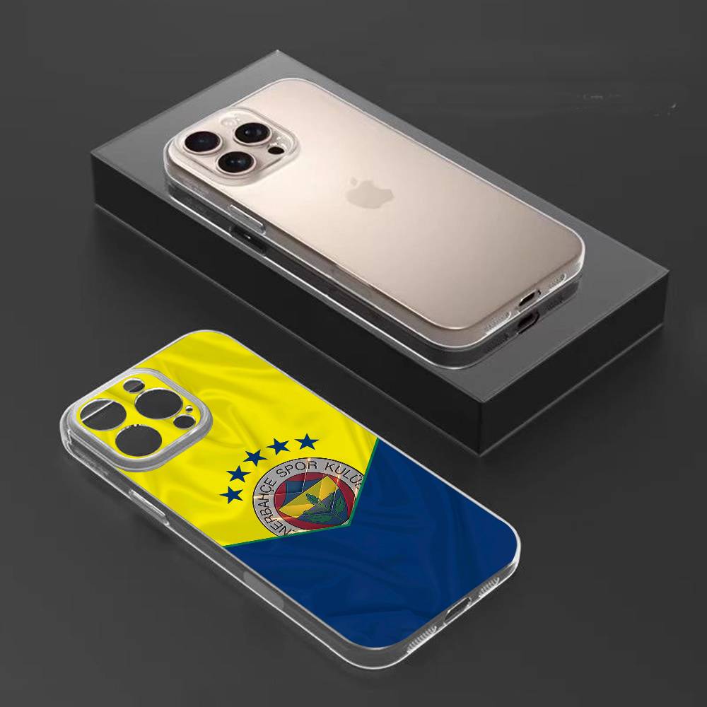 Türkei F-F FenerbahceS-E Handyhülle Für iPhone17,16,15,14,13,12,11 Plus,Pro Max Weiche Transparente Hülle