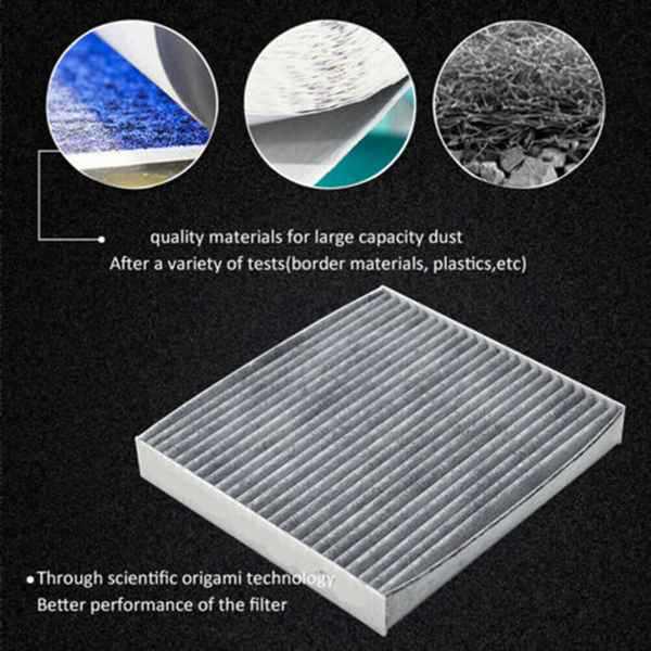 Gray Activated Carbon Air Conditioner Filter for Toyota Alphard - 1 Piece