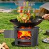 Tiemuyun Outdoor Portable Wood Burning Stove