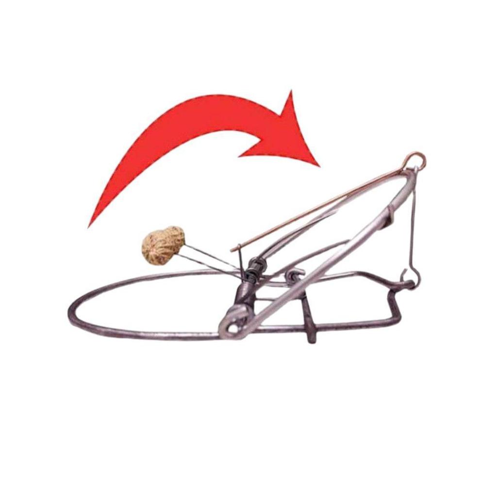 Armadilha Automática de Ratos de Alta Eficiência - Ratoeira Poderosa com Clipe de Ferro