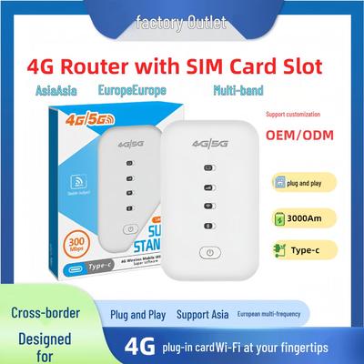Russia 4G Portable WiFi MIFI Router - SIM Card Compatible for Europe & Asia