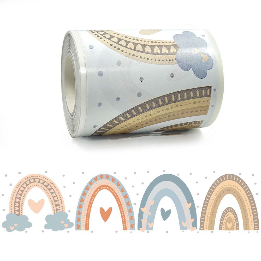 Self Adhesive Chalkboard Board Border Rainbow Border Classroom Decors Border Paper Handmade Crafts