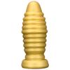 Golden Silicone Soft  Oversized and Super Thick Suction Cup Anal Expansion Device Anal Plug  Anal Fist Intercourse