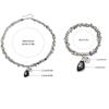 1/2Pcs Fashion Elegant Metal Pendant Necklace Irregular Necklaces Bracelet Cutting Metal Glitter Pendant Creative Jewelry Set