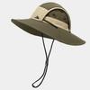 Summer Outdoor Sun Protection Hat for Women Men Hiking Fishing Sunscreen Visor Cap Large Brim Shawl Quick Drying Fisherman Hat