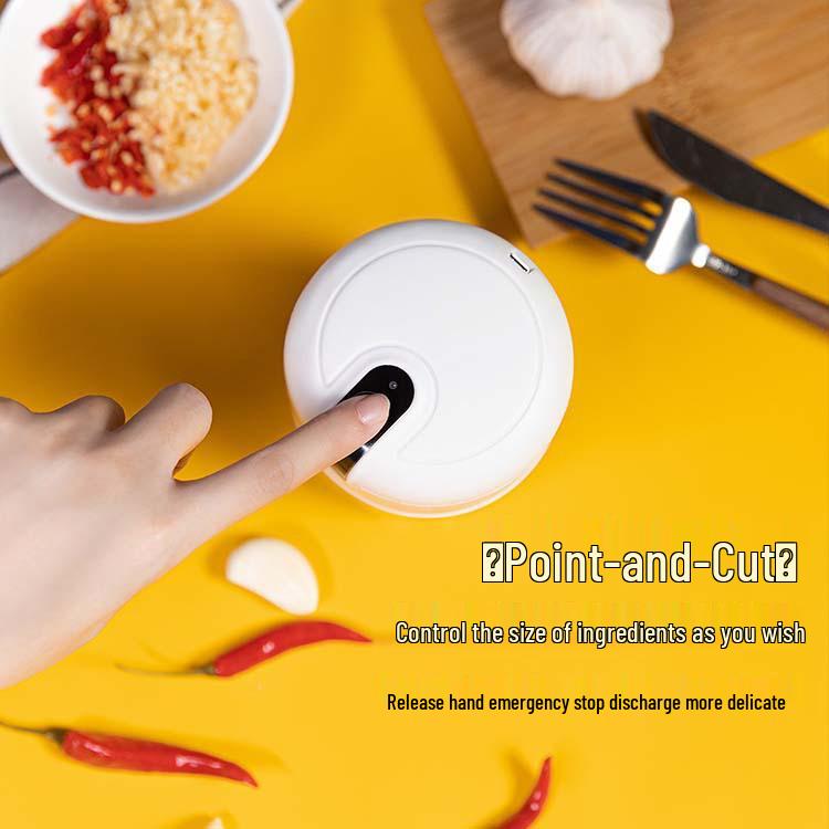 Electric Garlic Masher and Mincer for Home Use: Compact Mincing and Chopping Tool