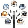 USB C to DC Power Cable 140W Type C to 5V 9V 12V 15V 20V 28V Adjustable Voltage Adapter Connector Cable for Laptop Routers