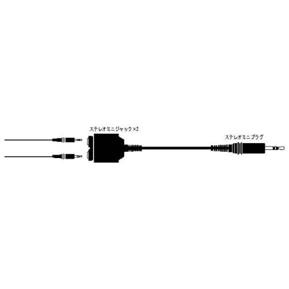 

Victor Stereo Mini Jack X2 - Stereo Mini Plug (0.25m) [TWC-12A]