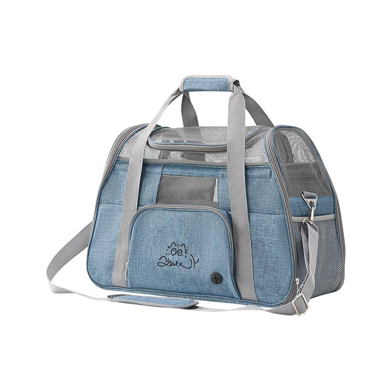 

Breathable Car-Mounted Pet Carrier for Dual Cats or Dogs - Neutered Cat Cage & Portable Bed Handbag