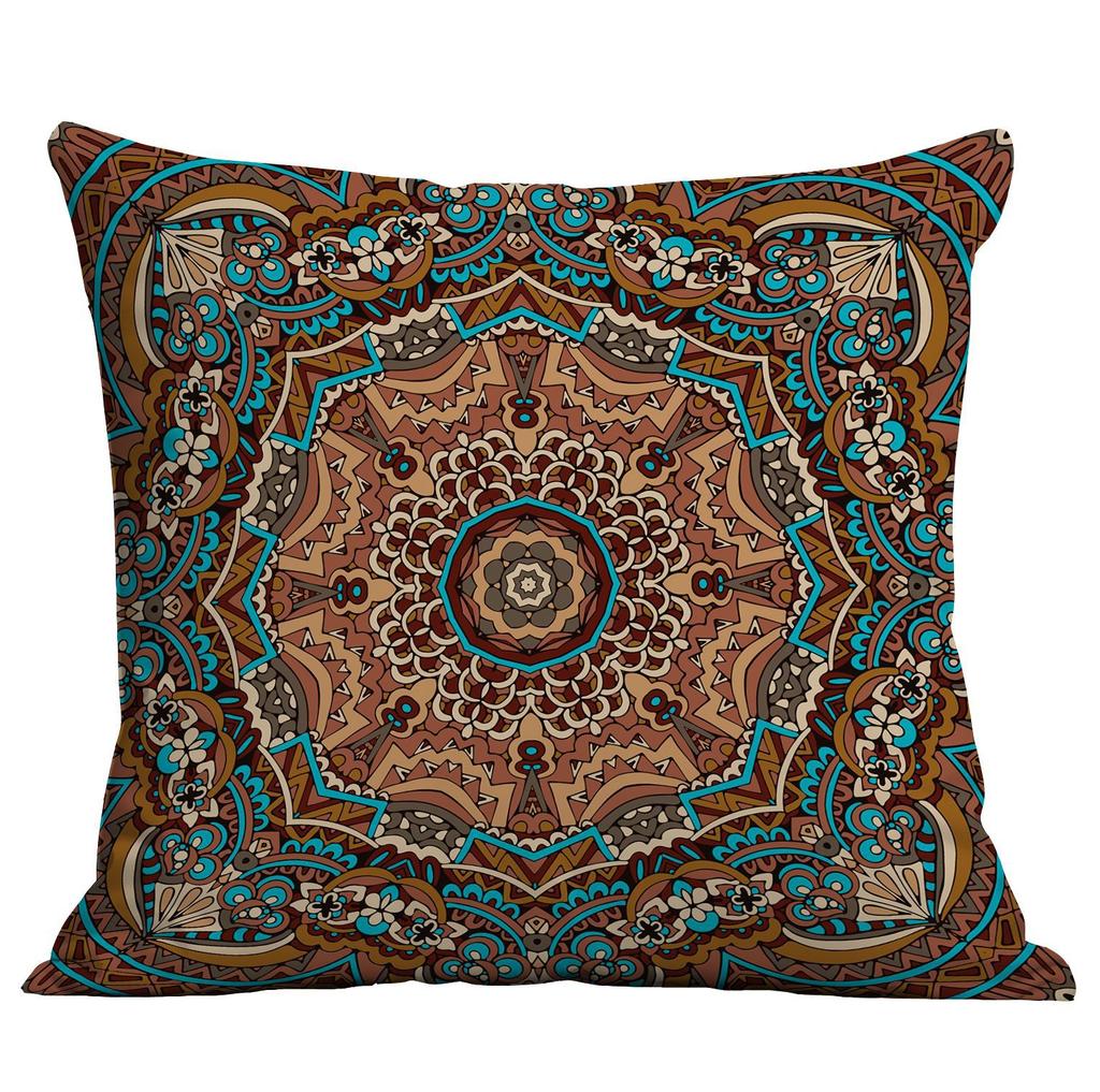 Ethnic Style Mandala Pillowcase New Style Painted Geometric Art Abstract Home Decoration Pillow Cushion Cover