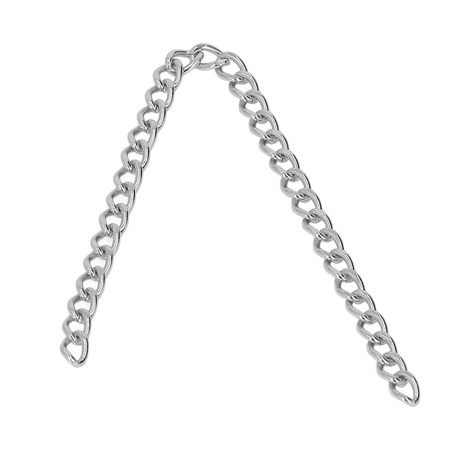 

Curb Chain 10 Meters Convenient Storage Copper Decorative Curb Chain for Jewelry Handicrafts Accessories