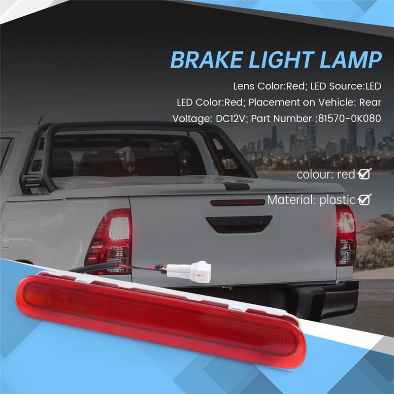Car LED Rear Tailgate 3Rd Brake Light Lamp for Toyota Hilux VIGO MK6 SR5 2005-2014 81570-0K080