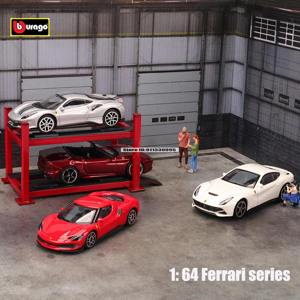 Bburago 1:64 Serie Ferrari California T 488 PISTA ROMA aleación coche de lujo coche de fundición a presión modelo de coche juguete colección regalo