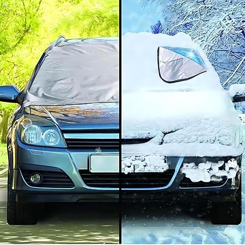 Car Windshield Cover – Windproof All-Weather Protector Against Frost, Rain & UV, Fits Most Cars & SUVs