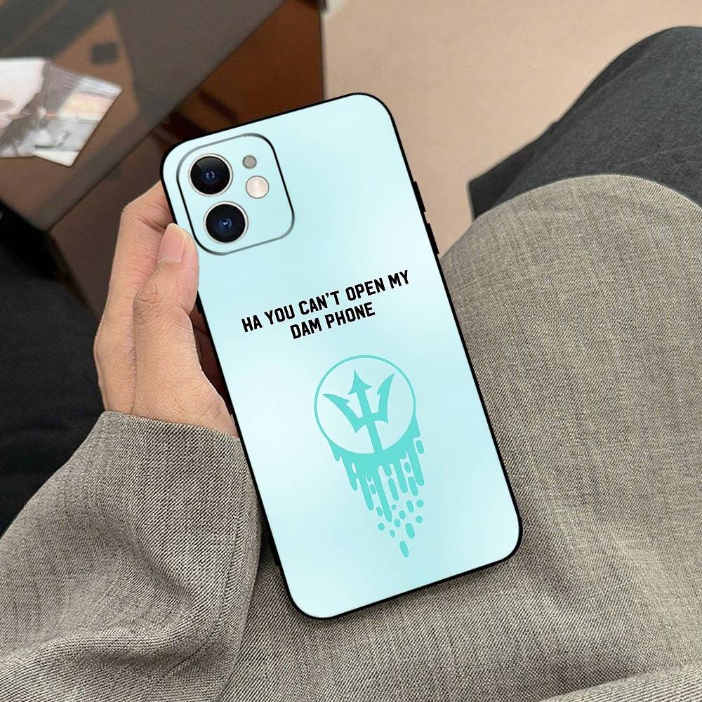 Percy Jackson Handyhülle Schwarze Handyhülle Für IPhone 17/16/15/13/14 Pro Max/ 11Plus/X/Xr/Xs Max 13mini